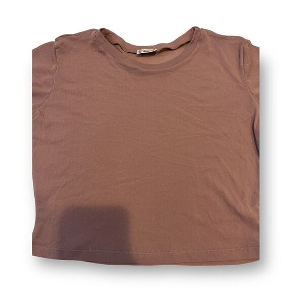 Free People Sheer Cropped Top Size Medium - Picture 2 of 5